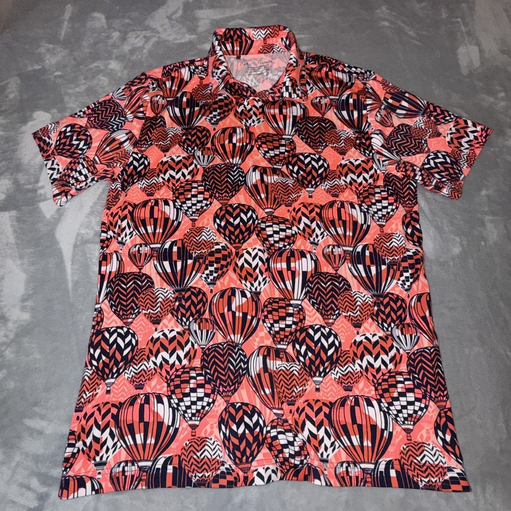 Under Armour Playoff 3.0 Hot Air Golf Polo Shirt Performance Men's Size Large